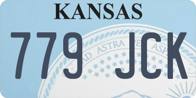 KS license plate 779JCK