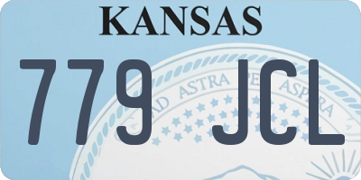 KS license plate 779JCL