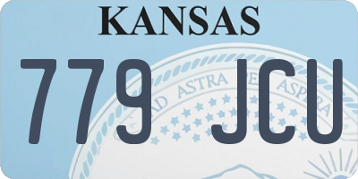 KS license plate 779JCU