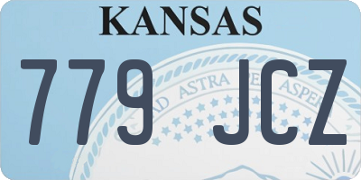 KS license plate 779JCZ