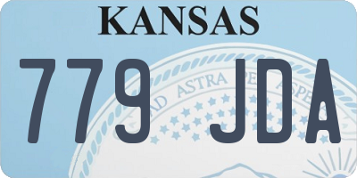 KS license plate 779JDA