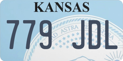 KS license plate 779JDL