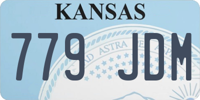 KS license plate 779JDM