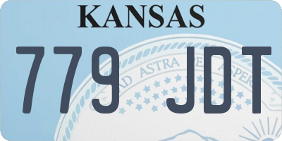 KS license plate 779JDT