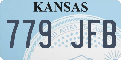 KS license plate 779JFB