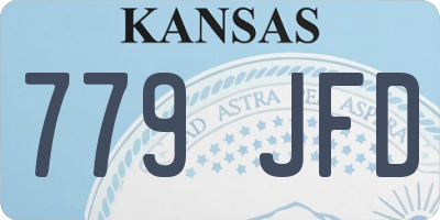 KS license plate 779JFD