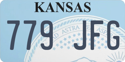 KS license plate 779JFG