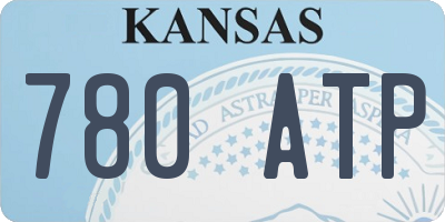 KS license plate 780ATP