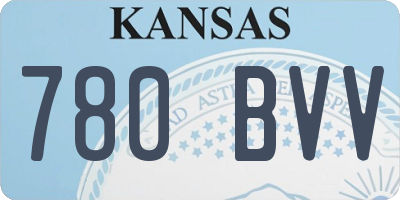 KS license plate 780BVV