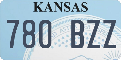 KS license plate 780BZZ