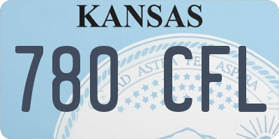KS license plate 780CFL