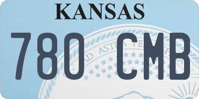 KS license plate 780CMB