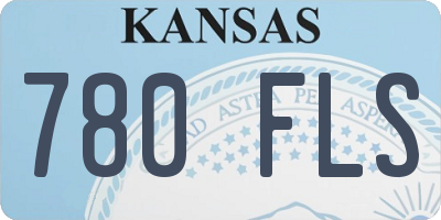 KS license plate 780FLS