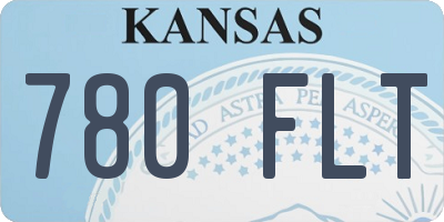KS license plate 780FLT