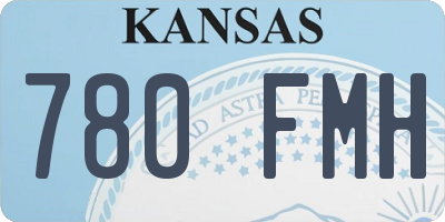 KS license plate 780FMH
