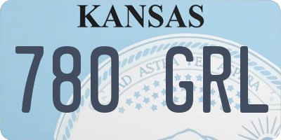KS license plate 780GRL
