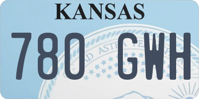 KS license plate 780GWH