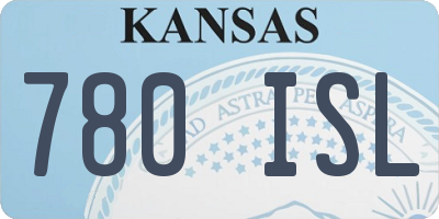 KS license plate 780ISL