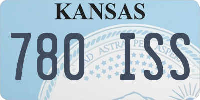 KS license plate 780ISS