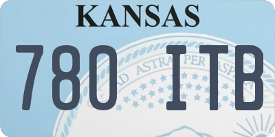 KS license plate 780ITB