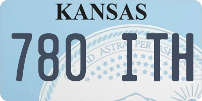 KS license plate 780ITH