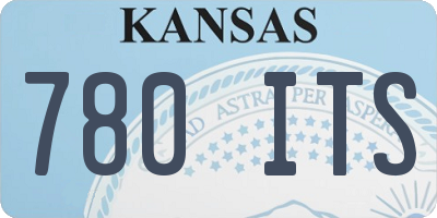 KS license plate 780ITS