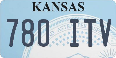 KS license plate 780ITV