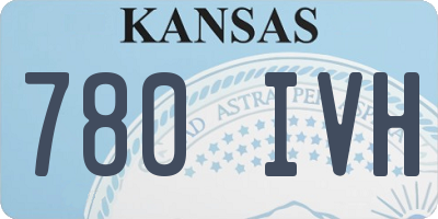 KS license plate 780IVH