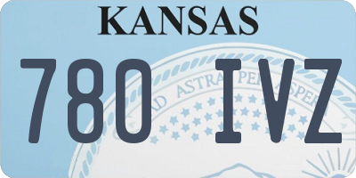 KS license plate 780IVZ