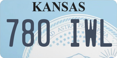 KS license plate 780IWL