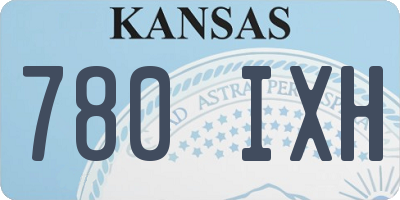 KS license plate 780IXH