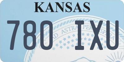 KS license plate 780IXU