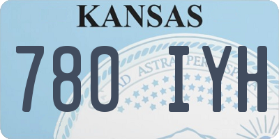 KS license plate 780IYH