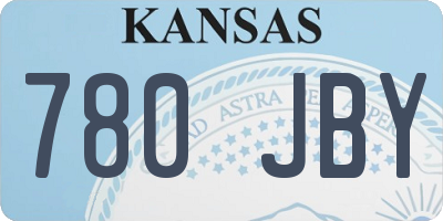 KS license plate 780JBY