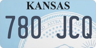 KS license plate 780JCQ