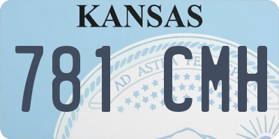 KS license plate 781CMH