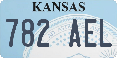 KS license plate 782AEL