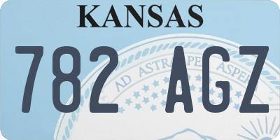 KS license plate 782AGZ