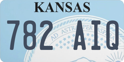 KS license plate 782AIQ