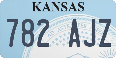 KS license plate 782AJZ