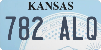 KS license plate 782ALQ