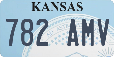 KS license plate 782AMV