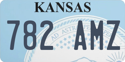 KS license plate 782AMZ