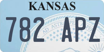 KS license plate 782APZ