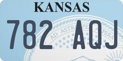 KS license plate 782AQJ