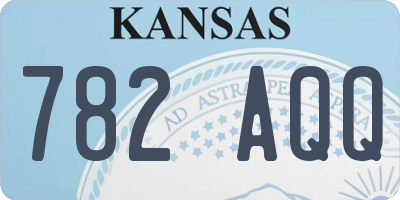 KS license plate 782AQQ