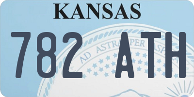 KS license plate 782ATH