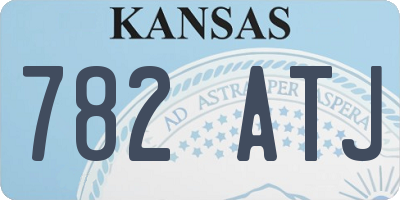 KS license plate 782ATJ