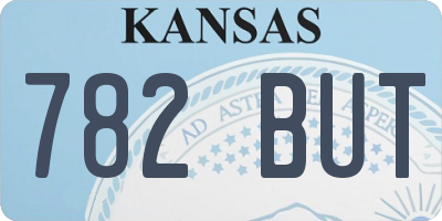 KS license plate 782BUT