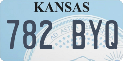 KS license plate 782BYQ